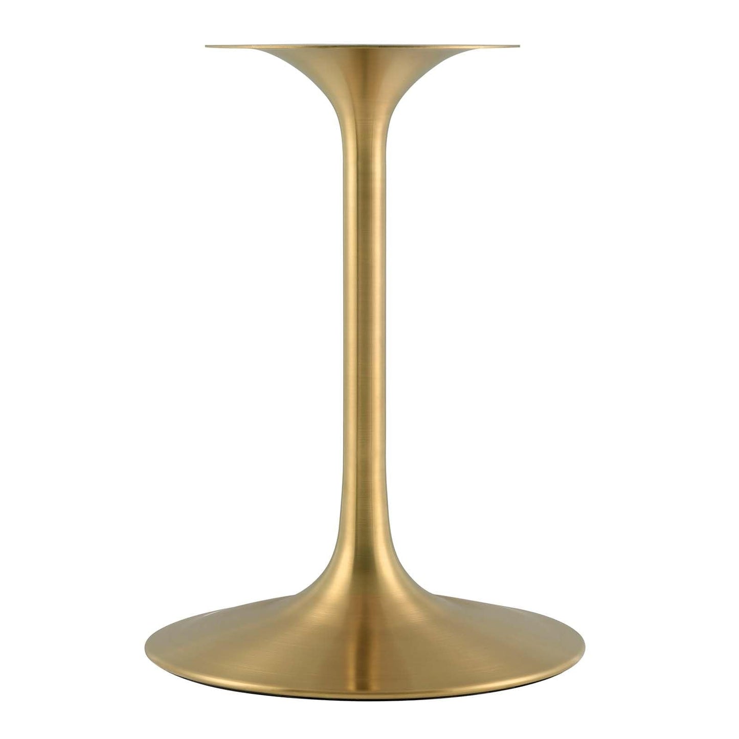 Modway Lippa Dining Table, 36", Gold Black