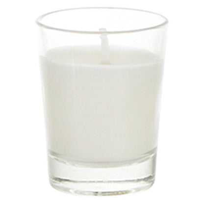 Mega Candles 12 pcs Unscented Glass White Container Candle, Mini Party Light 5 Hour Burn Time 1.5 Inch x 1.75 Inch, Home Décor, Wedding Receptions, Occasions, Events, Festivities, Meditations, Altar