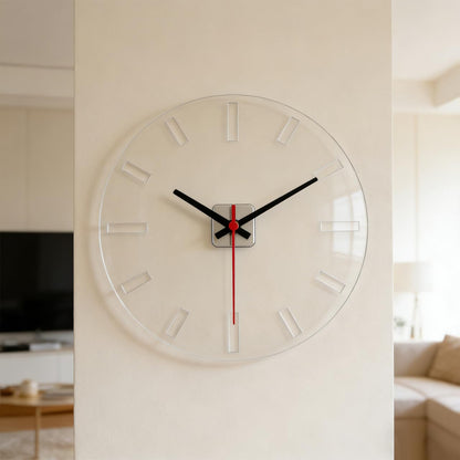 DIYEAH Clock Face: Acrylic Router Template - Clock Face Stencil for Woodworking Crafting Roman Numeral Router Dial Insert Accessory