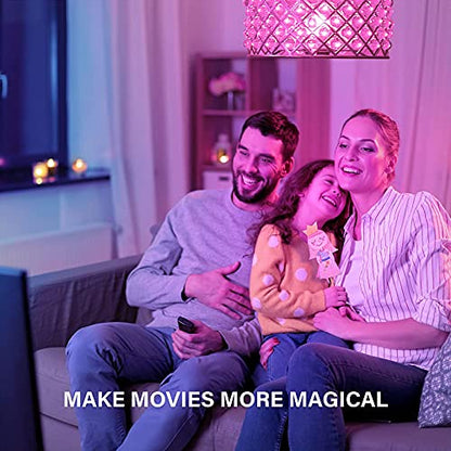 Sengled WiFi Color Changing Light Bulb, Alexa Smart Light Bulbs that Compatible with Alexa & Google Assistant, A19 RGB No Hub Required, 75 W Equivalent 800LM CRI>90, Set of 4