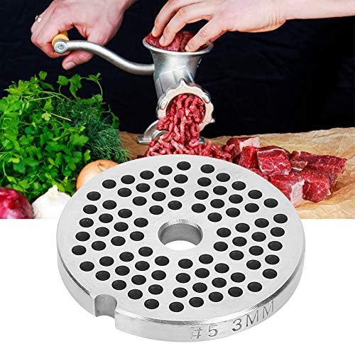 Meat Grinder Blade Mincer Plate Disc Knife Replacement Accessories, Stainless Steel Discs for Mixer FGA