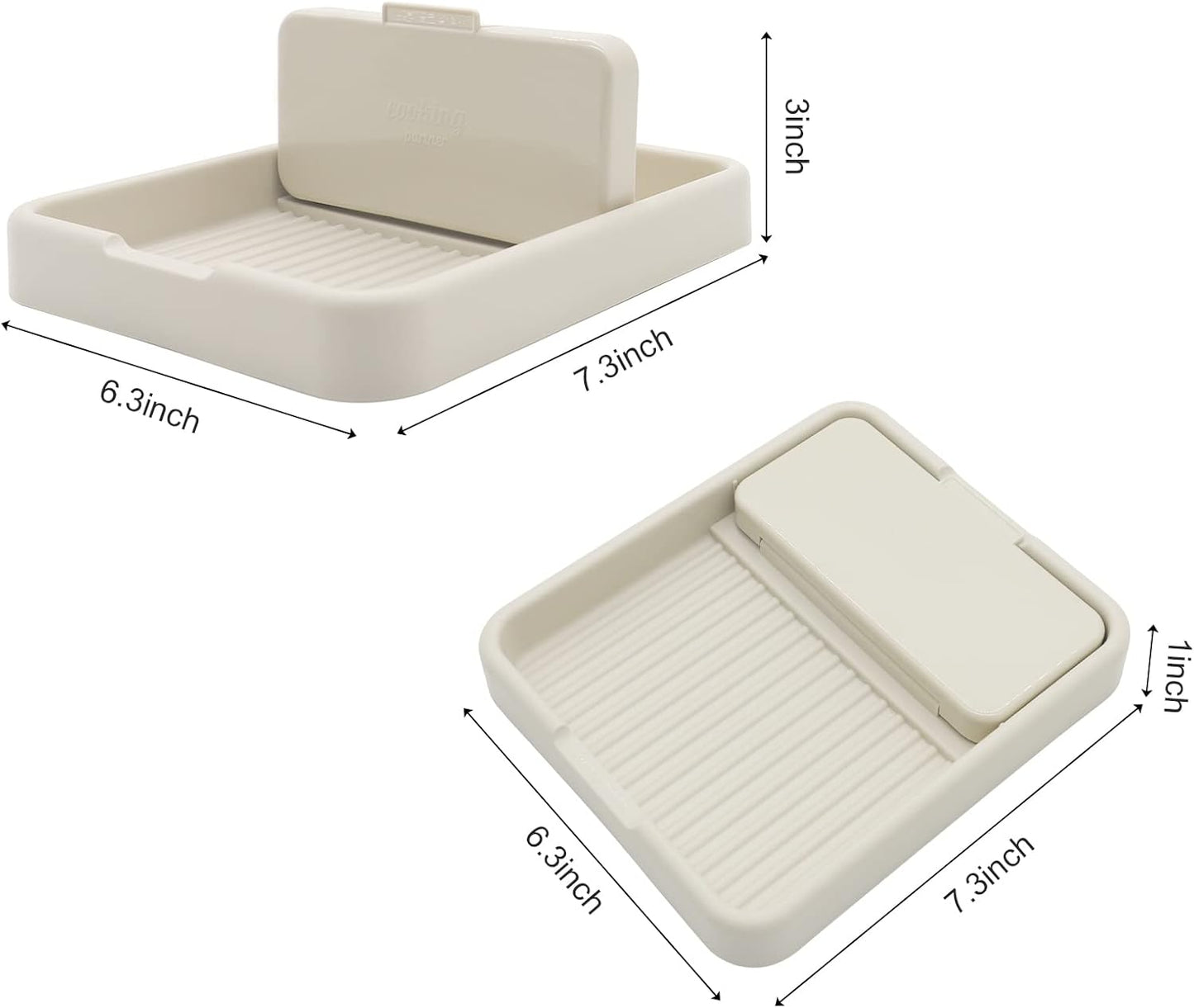 Spoon Rest with Lid Holder, SYOUACEND Kitchen Utensil Rest for Stove Top, Organizer Gadgets