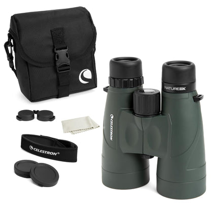 Celestron - Nature DX 12x56 Binoculars – Powerful and Bright for Long-Range Viewing – 56mm Objective Lenses – 12x Magnification – Fully Multi-Coated – Waterproof and Fogproof – Tripod Adaptable
