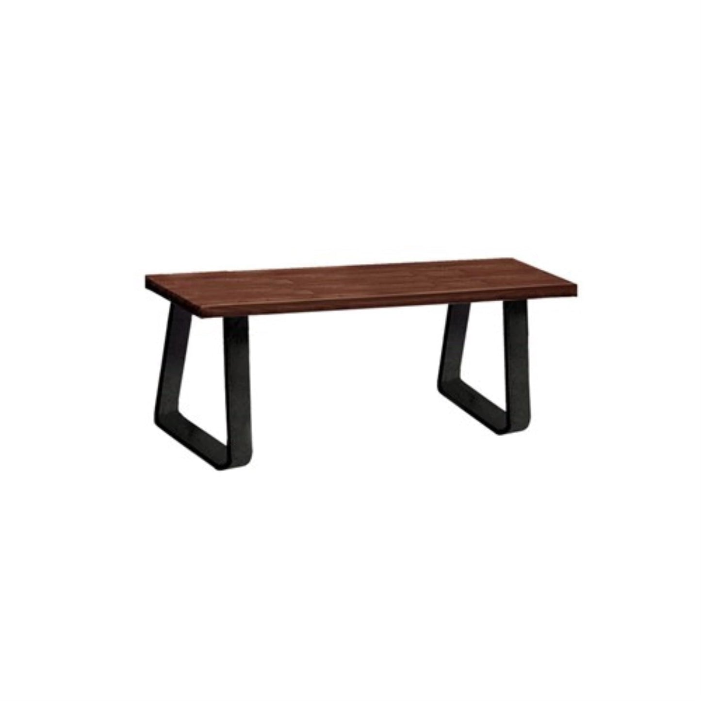 Salsbury Wood Locker Bench - 48 Inches - 14 Inches Deep - Dark Finish - Free Standing