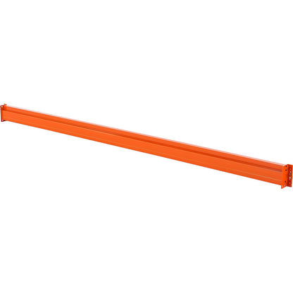 Global Industrial Unslotted Pallet Rack Beam, 120" L x 5-1/2"H, 5630 lbs Capacity, Set of 2