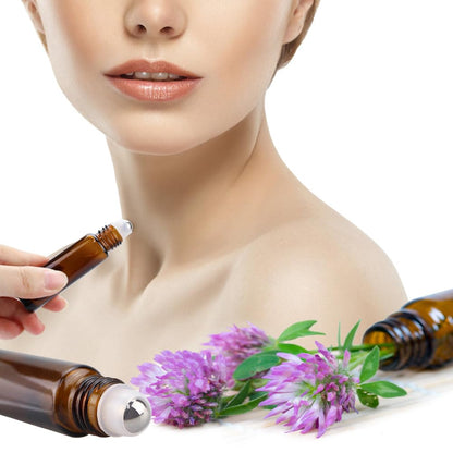 Loretoy Glass Spray Bottle Kit×10 (2×16oz, 2×4oz, 6×2oz), 9×10ml Roller Bottles, Anti UV, Multi Size and Versatile, Suitable for Aromatherapy, Facial Moisturizing, Watering, etc.(Amber)
