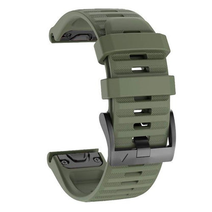ISABAKE Watch Band for Garmin Fenix 7X/Fenix 6X/Fenix 5X, 26mm QuickFit Silicone Wristband for Fenix 8 51mm/Enduro 2/3