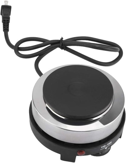 Mini Stove, Portable 500W Electric Hot Plate, Multifunction Home Heater (US Plug 110V) for Soup and Porridge