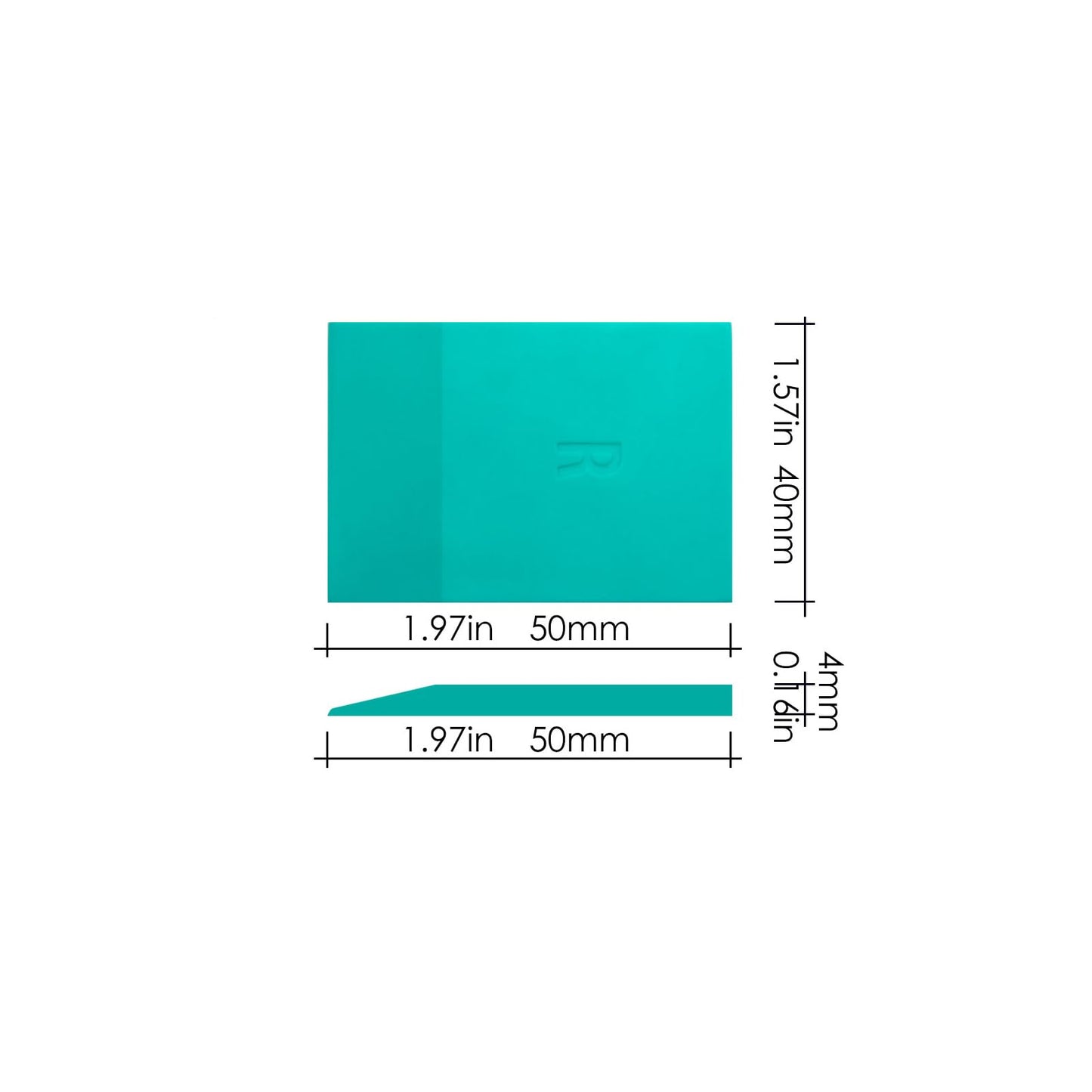BOOLOOEN Chalk Paste Mini Squeegee 9 Pack,Optimized for use with Mesh Backed Stencils and Transfers |Rubber Mini Squeegee for Screen Printing, Ink, and Chalk Paste