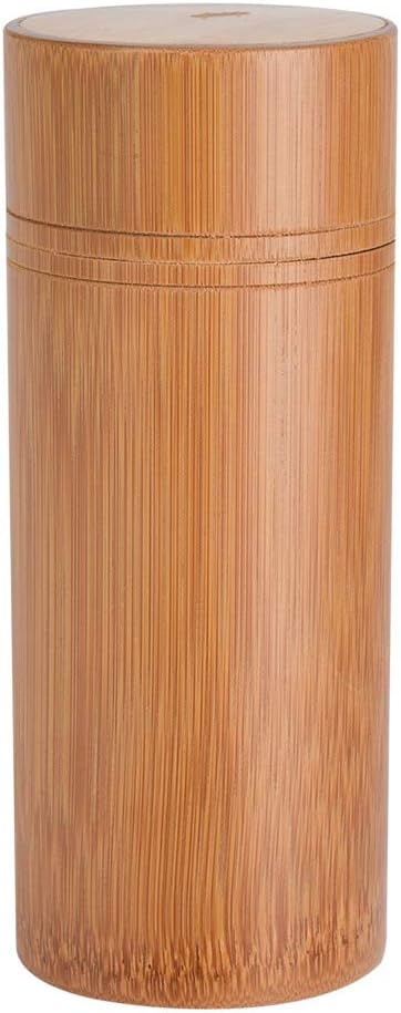 Mumusuki Tea Jar, Portable Sealed Tube Tea Storage Box for Farmhouse Kitchen Counter (M)