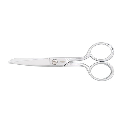 Gingher 5" Fabric Scissors, Premium Forged Steel Fabric Shears, Sharp Knife Edge Sewing Scissors for Cutting Cloth with Protective Sheath, Ambidextrous Design