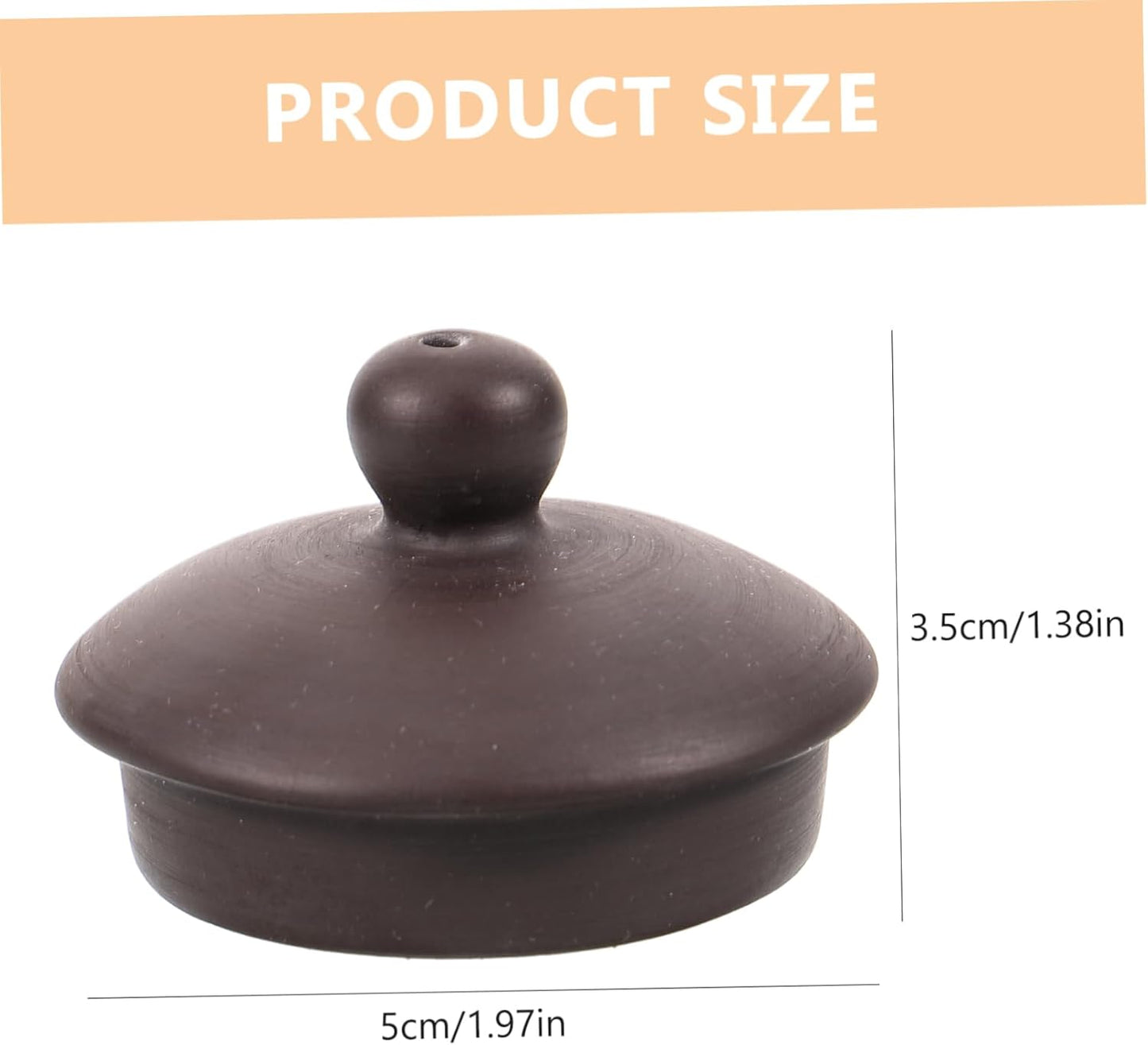 Purple Clay Teapot Lid, Replacement Lid for Asian Teapot, Universal Teapot Lid, Japanese Tea Pot Cover, Vintage Tea Mug