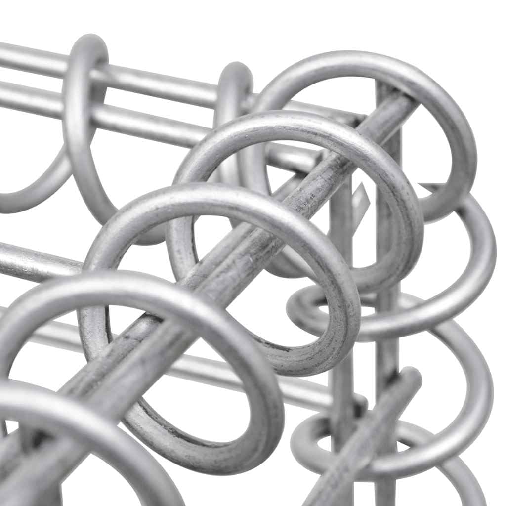 hliofuir Hexagonal Galvanized Steel Raised Garden Bed 63"x55.1"x39.4" Large Outdoor Planter Box Silver Metal Raised Flower Bed for Backyard Patio Courtyard