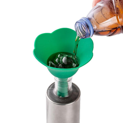 Shaped Funnel Set by [Brand Name] - 3-Piece Kitchen Funnel for Easy Liquid Pouring & Dispensing