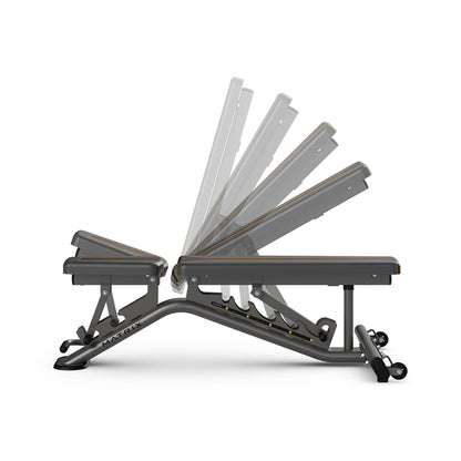 Matrix Fitness Multi-Adjustable Bench | Full Body Workouts, Home Gym Training, Weight Lifting | Easy Adjustments, Low Bench Height, Ultra Durable Design