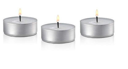 Premium Unscented 12 Hour Oversize Mega Tea Lights Candle in Aluminum Cups for Home Décor, Wedding Receptions, Romantic Dinner, Restaurants, Spa, Hotels, Holiday Decorations and Ambience - Set of 240