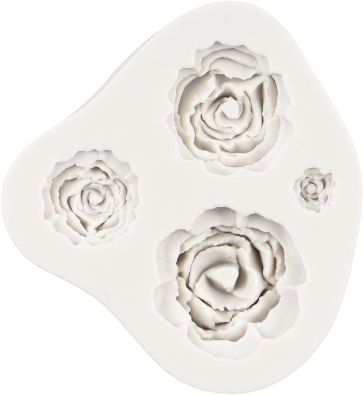 Rose Mold, Rose Flower Silicone Fondant Cake Molds for Cupcake Topper, Cake Decoration, Chocolate Candy