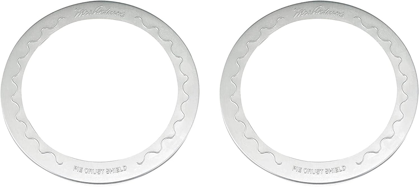 Mrs. Anderson's Baking 2 Pie Crust Protector Shields for Mini Pies and Pot Pies - 1 Set