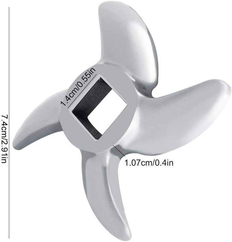 Fdit Stainless Steel Meat Grinder Blade Mincer Knife Replacement Accessories 1Pcs (22#)