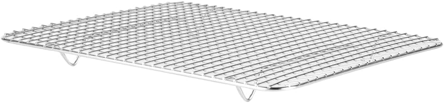 Restaurantware Met Lux Heavy-Duty Wire Baking Rack, 8.5 x 12 Inch, Fits Quarter Size Sheet Pan, Stainless Steel