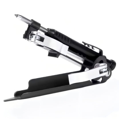YAKAMOZ Multi-function Scribing Tool with Deep Hole Construction Pencil, Aluminum Alloy Carpenter Woodworking Compass Scriber Precise Contour Scribe Marking Tools