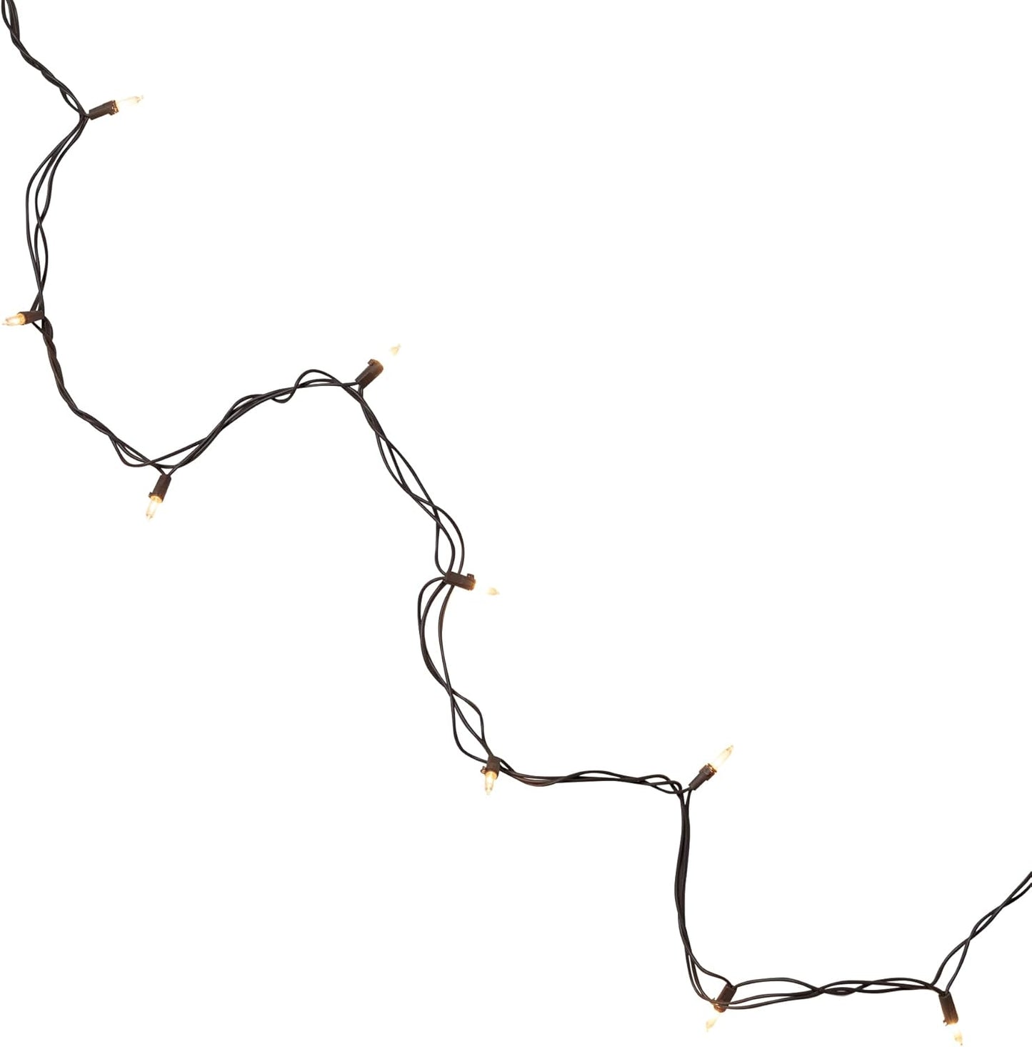 4' 10ct Northlight Mini Incandescent Christmas Lights - Clear - Brown Wire