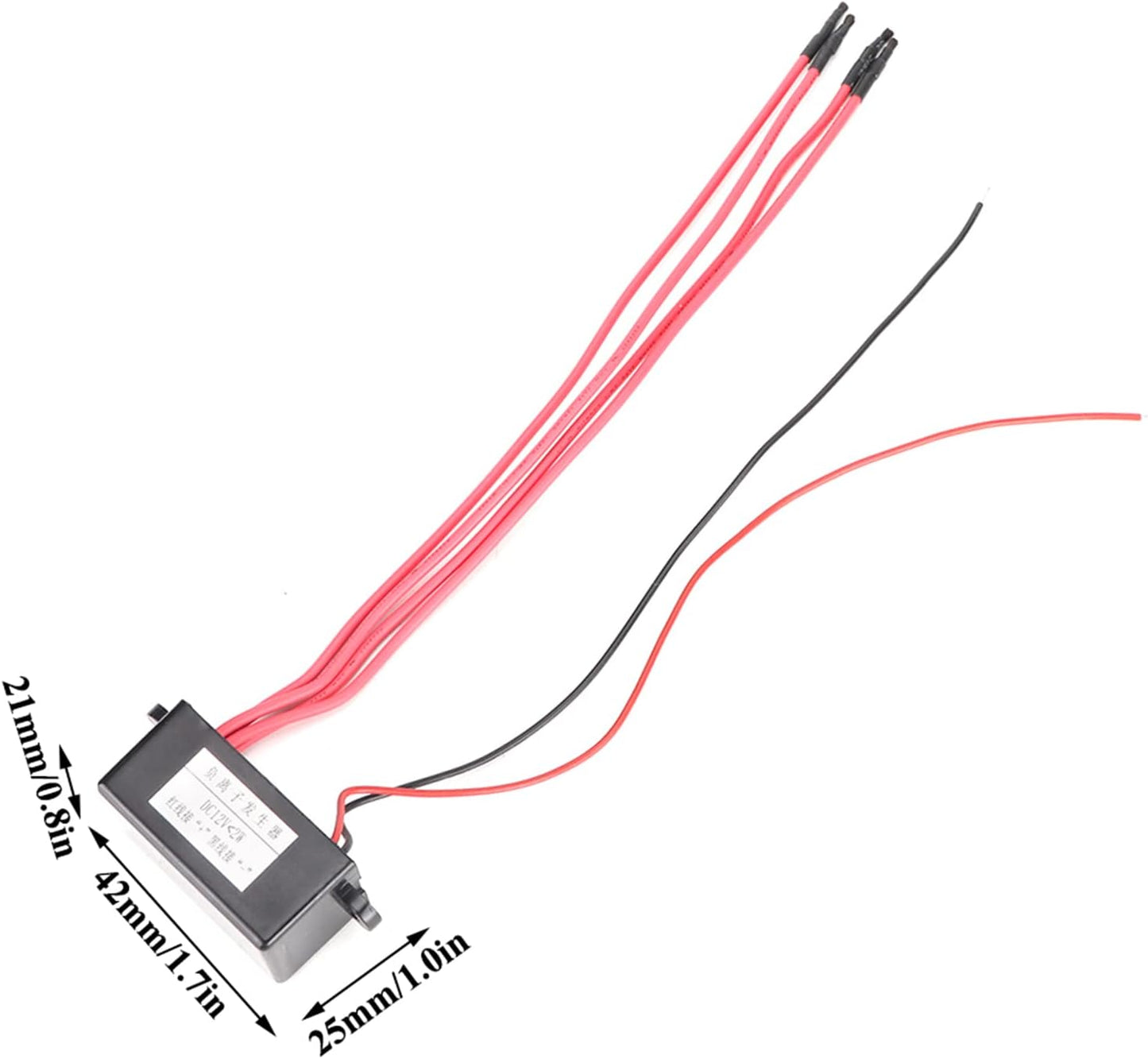 Anion Generator Module, Mini Air Purifier, Home Negative Ion Generator Ionizer Module, 4 Negative Line (DC12V)
