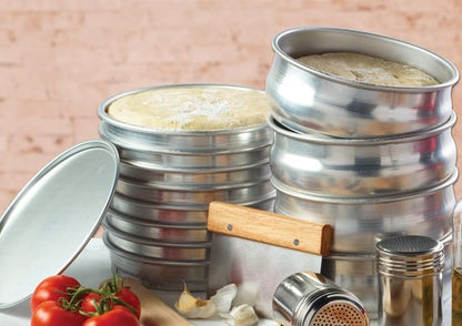 Winco Winware 96-Ounce Stackable Aluminum Dough Pan