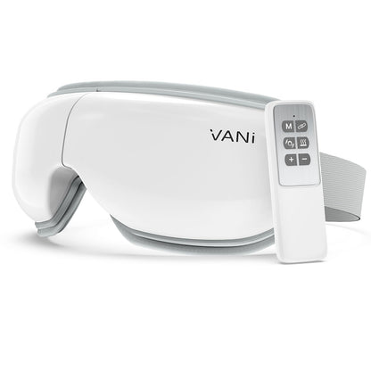 VANI Eye Massager with Heat, Father's Day/Birthday Gifts for Women/Men/Mom/Dad, Eye Massager for Migraines, Heated Eye Mask Massager Reduce Eye Strain, Dark Circles and Dry Eyes