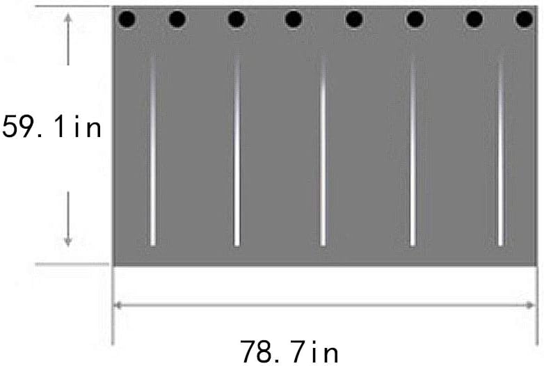 CLARA Single Sleeper Bunk Bed Curtain, College Dorm Canopy Bedding Tent, Dark Blue, 1 Panel