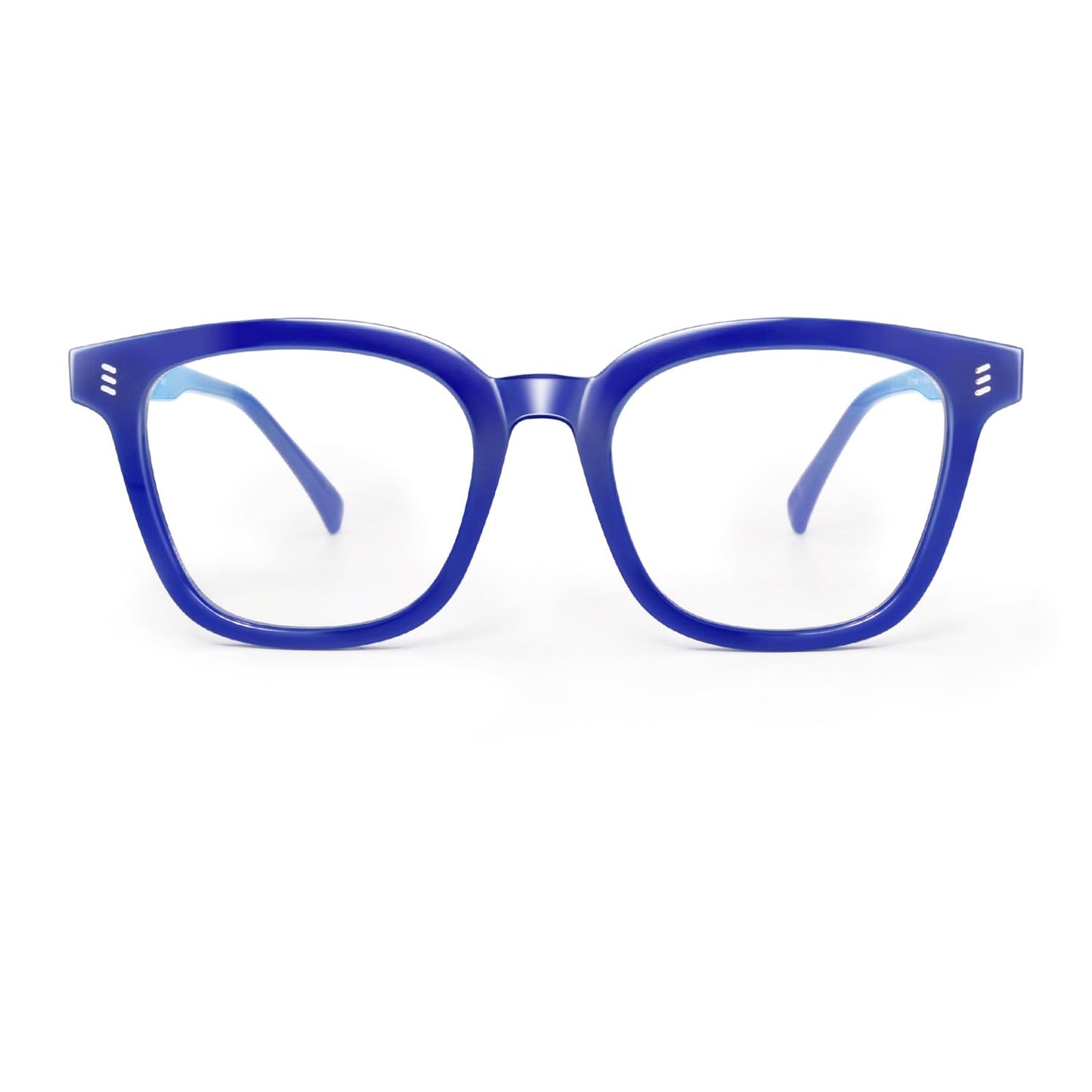 VISOONE Square Classic Blue Light Blocking Glasses with Non Prescription Anti Glare For Women and Men NOE