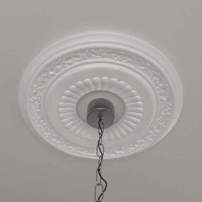 Ekena Millwork CM20LN 20 5/8-Inch OD x 6 1/4-Inch ID x 1 3/8-Inch P Lauren Ceiling Medallion