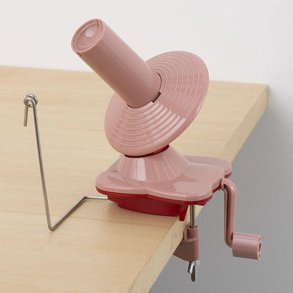 Knit Picks Yarn Winding Bundle - Yarn Ball Winder (Red) and Birch Wooden Yarn Swift