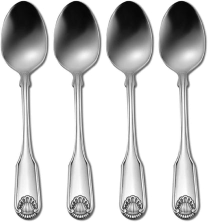 Oneida Classic Shell Set of 4 Teaspoons
