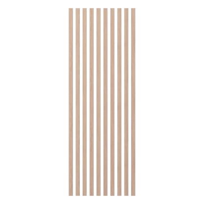 Ekena Millwork Heritage Premier Traditional Stain Grade Solid Hardwood Adjustable Slat Wall Kit w/ 2"W x 94 1/2"H Slats, Maple (Contains 10 Slats)