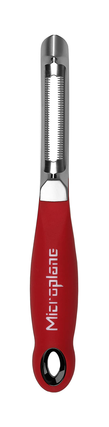 Microplane Professional Serrated Swivel Peeler for Tomato and Kiwi, for Right and Left Hand Use