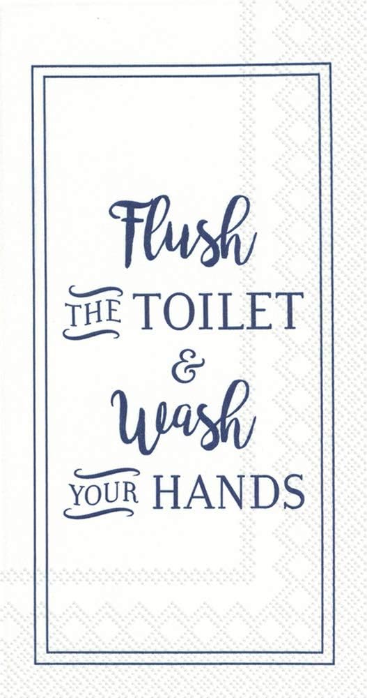 IHR Ideal Home Range Count 3-Ply (32 Count: 2 Packages 16 Count) Ideal Home Range Bulk Disposable Bathroom Guest Hand