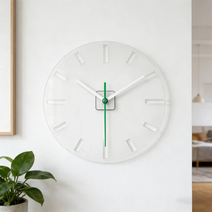 DIYEAH Clock Face: Acrylic Router Template - Clock Face Stencil for Woodworking Crafting Roman Numeral Router Dial Insert Accessory