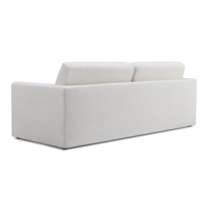 Tov Furniture Ryan Cream Upcycled Linen Sofa Bed