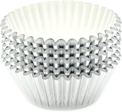 Standard Silver Foil Cupcake Liners - 100-Count Muffin Baking Cups for Party and More