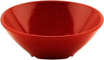 G.E.T. B-784-RSP Angled Cascading Serving Bowl, 5.5 Ounce, Red for Rice, Snacks, and Dessert