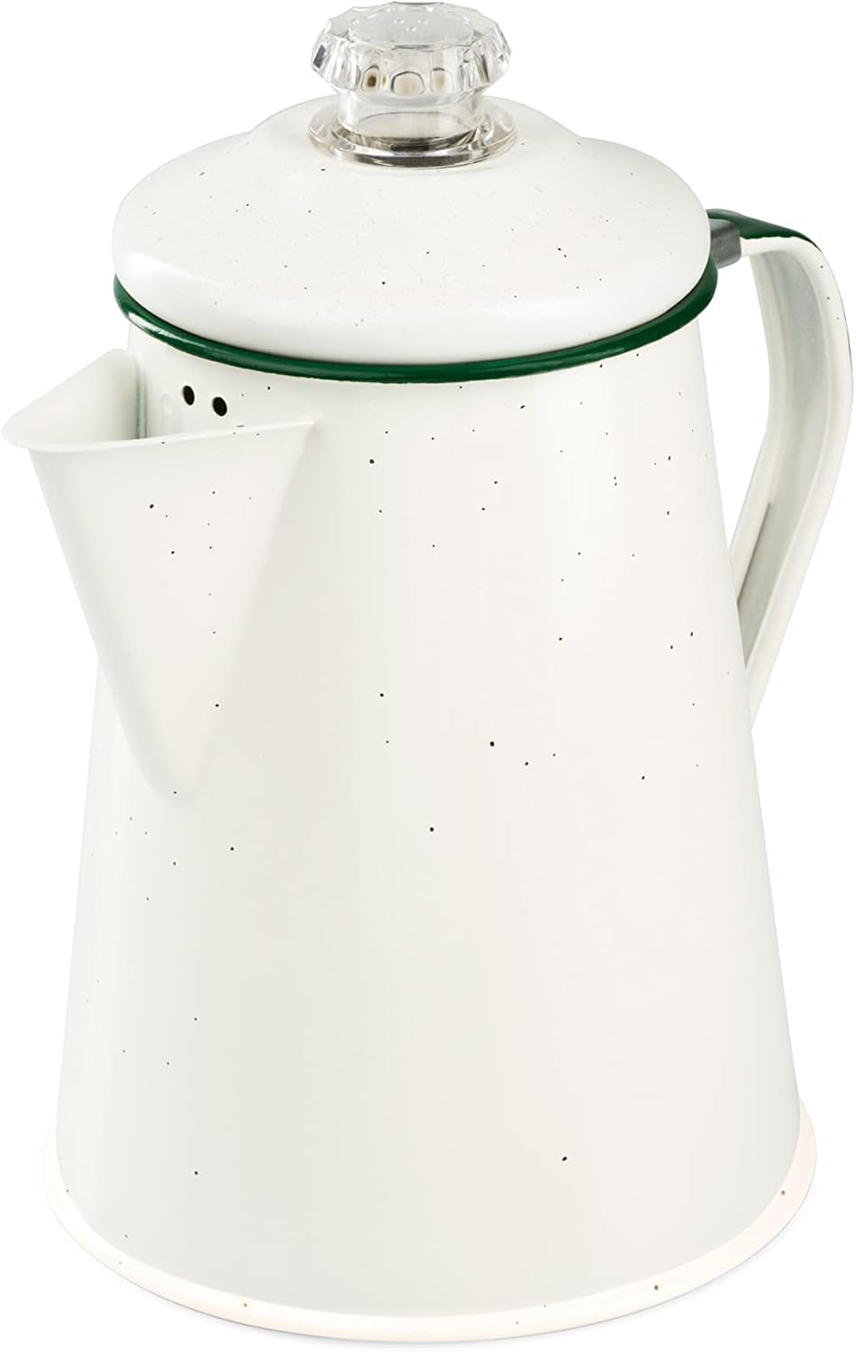 Backpacking GSI Outdoors Percolator Coffee Pot | Enamelware Campfire Coffee Boiler Kettle for Outdoor Camping Cookware
