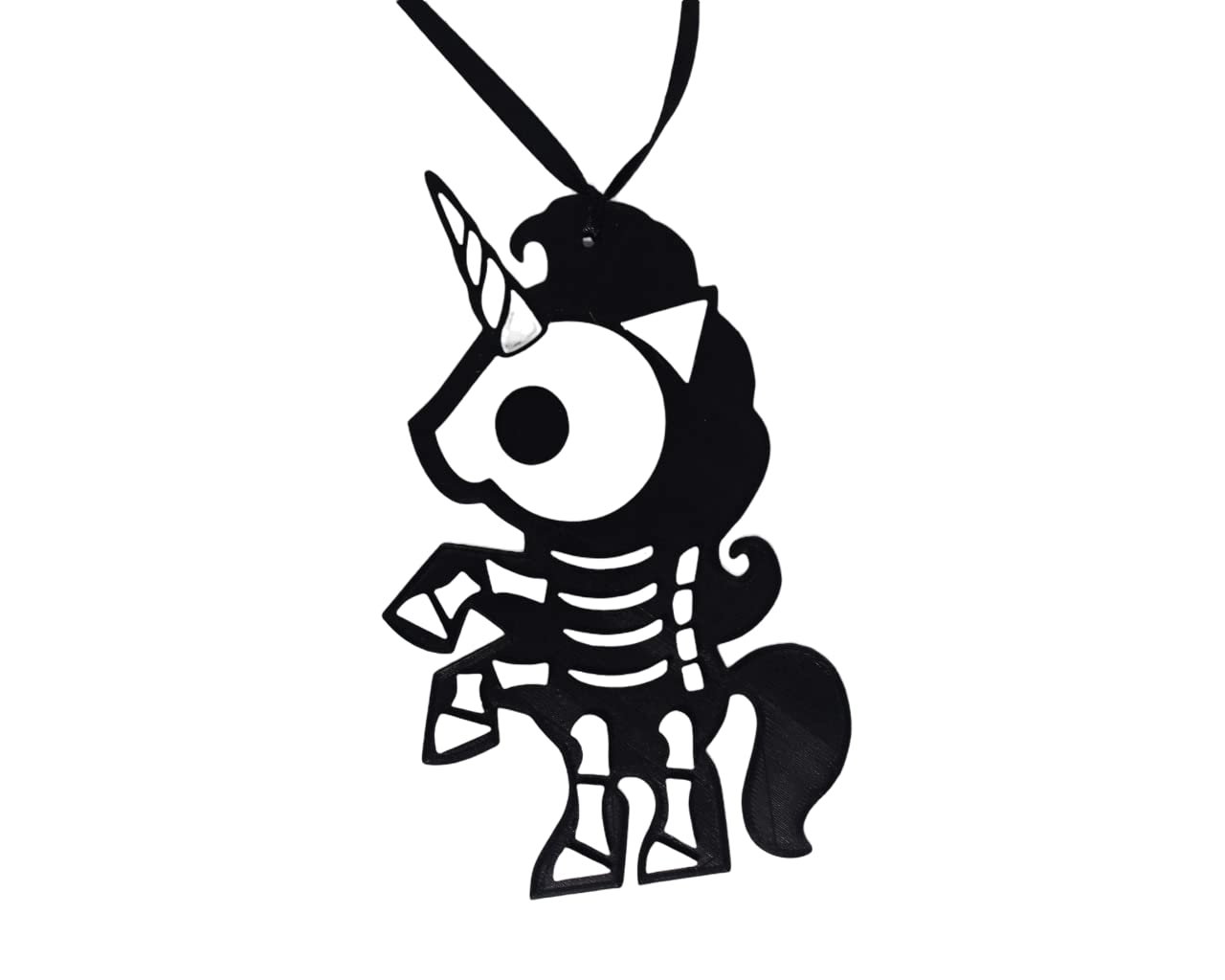 Skeleton Gothic Christmas and Halloween Ornaments (Unicorn)