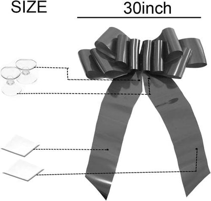 Happy Birthday Car Bow - 30 Inch Big Car Bow for Celebrations, Gifts & Decorations
