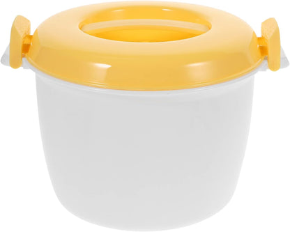 OSALADI Microwave Rice and Pasta Cooker - Dishwasher Safe Food Container for Vegetables and Soups