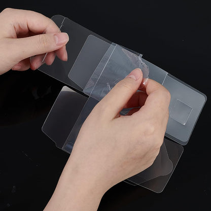 BENECREAT 60PCS 2.4x2.4x2.4 Inches Clear Plastic Favor Box Gift Packing Box for Candy Choclate and Dessert, Wedding Party Treats, Halloween Christmas Festival Gift Packaging