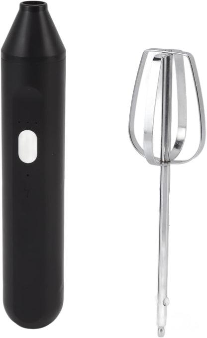 Electric Hand Blender, 3 in 1 Immersion Handheld Egg Beater, Milk Frother, Coffee Blender (Black)