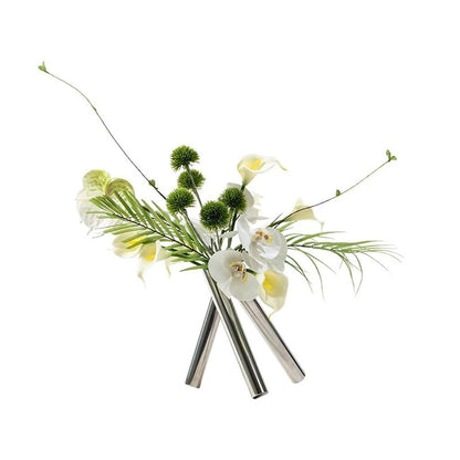 SABALON Simulation Tree Potted Plant Light Luxury Creative Round Tube Simulation Flower Art Decoration Sample Room Living Room Porch Flower Arrangement Simple Decoration Artificial Bonsai Tree