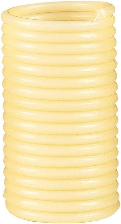 Candle by the Hour 80-Hour Citronella Candle Refill, Eco-friendly Beeswax, Yellow