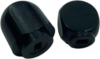 Set of 2 Stand Mixer Speed Control and Lock Lever Black Knob Replacement Parts for KitchenAid